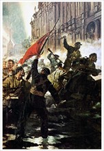 Storming of the Winter Palace in the  Russian Revolution