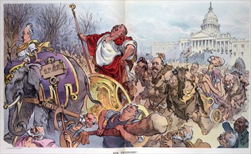 President Theodore Roosevelt, as a Roman emperor
