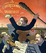 President Theodore Roosevelt at the "Congressional Vaudeville"