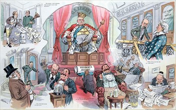 Nelson Aldrich as king of the "U.S. Senate"