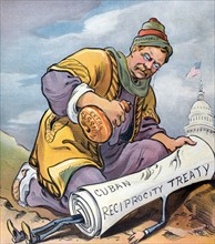 President Theodore Roosevelt as a good Samaritan