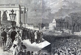 The inauguration of Ulysses S. Grant as president of the USA