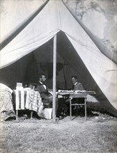 The President and General McClellan on the Battle-field of Antietam