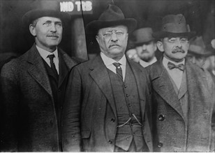 James Garfield, President Theodore Roosevelt and Arthur Garford
