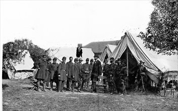 President Lincoln in Antietam