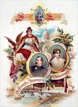 Presidential campaign convention poster