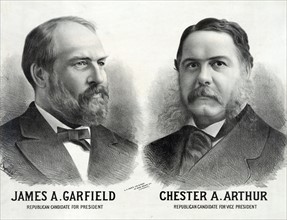 James Garfield and Chester Arthur - Republican candidates