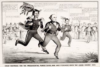 Satire on presidential election of 1852