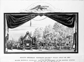Zachary Taylor's funeral procession