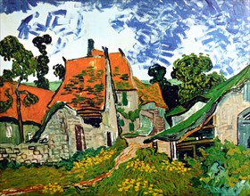 Vincent van Gogh (1853-1890) "Street in Auvers", 1890.