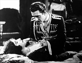 The ultimate moment in "His Hour", 1924, by Elinor Glyn with Aileen Pringle and John Gilbert.
