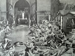 The Fall of Rome sequence from "Manslaughter" 1922, the entrance of Venus.