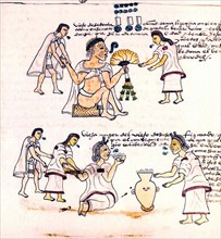 Illustration of Aztec Women