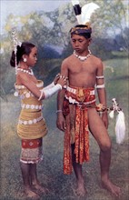 Photograph of Two Young Ibans