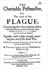 Advice pamphlet on preventing the Plague