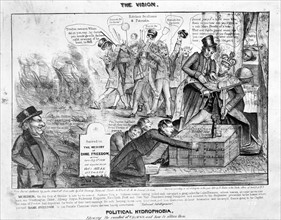 Satirical attack on Jackson's veto of the re-charter of the Bank of the United States