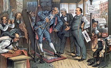 President Cleveland and Thomas Bayard fitting 'Reform Democracy'