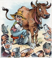 President McKinley as a dairy farmer