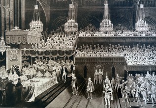 Coronation banquet of King George IV