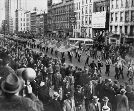 American Nazis parade.