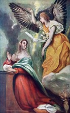 Painting titled 'Annunciation'