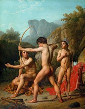 Painting Titled 'Spartan Archery'