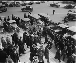 American communists clash with police in Washington DC 1930