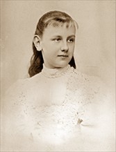 Wilhelmina aged 12. later Queen of the Kingdom of the Netherlands