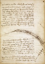 Codex on the Flight of Birds; circa 1505. By Leonardo da Vinci.