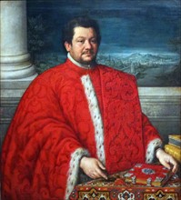 Portrait of a Procurator of St. Mark. By Leandro Bassano, (1557-1622)