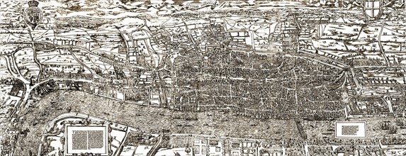 Civitas Londinium (The Agas Map) map of London.