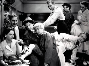 Photograph of the Marx Brothers in 'Night at the Opera'