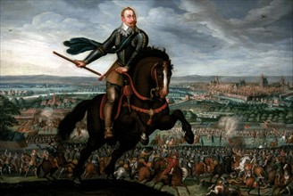 Painting of Gustav II Adolf of Sweden.