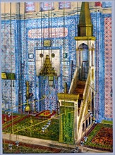Interior of Mosque Rustem Pasa