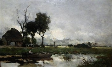 Painting titled 'Autumn Landscape'