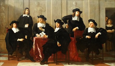 Painting of the Regents of the Spinhuis and Nieuwe Wekhuis