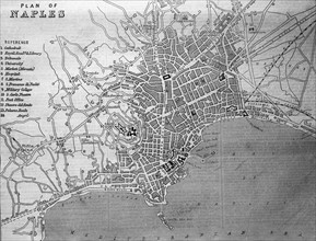 Plan of Naples.