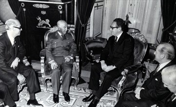 Francisco Franco Bahamonde with US Secretary of State Henry Kissinger 1973