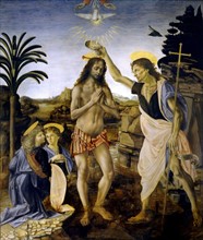 Painting titled 'The Baptism of Christ'