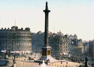 Colour photograph of Trafalgar Square
