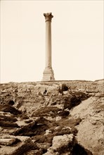 Photograph of Pompey's Pillar in Egypt