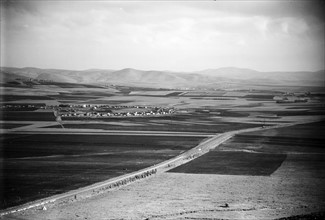 Photograph of Jewish Agricultural settlements in the Jerzreel Valley