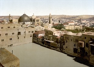 Colour photograph of Hezekiah's Pool