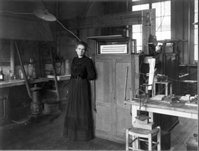 Photograph of Marie Sklodowska-Curie