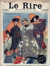Satirical magazine cover of 'Le Rire'