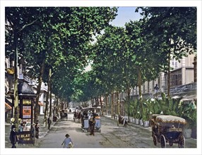 Colour photograph of Avenue de la Gare