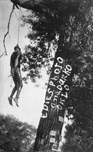 Photograph of the Lynching of Bennie Simmons