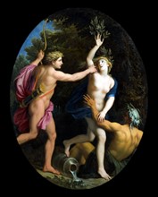 Painting of Apollo and Daphne