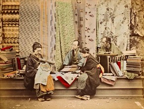 Colour Photograph of Japanese women shopping