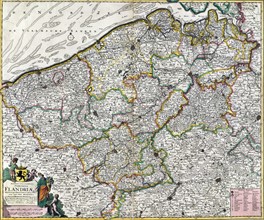 Map titled 'Flandriæ'